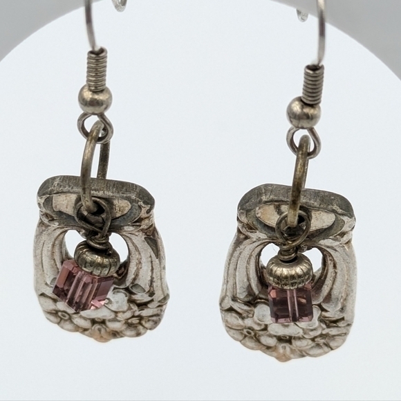 Hand crafted spoon earrings from Eternally Yours 1941 by 1847 Rogers Bros. - Picture 5 of 5